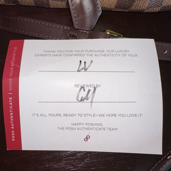 AUTHENTIC LV Damier Ebene Normandy bag - Picture 11 of 11